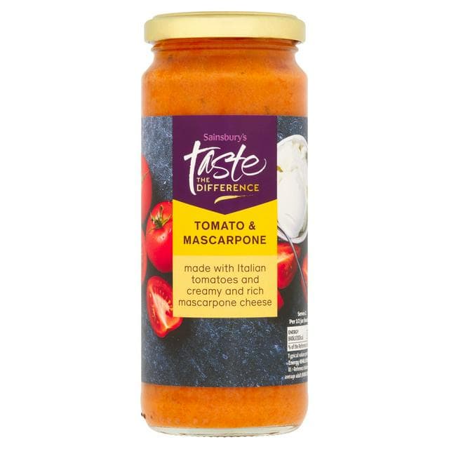 Sainsbury's Tomato & Mascarpone Pasta Sauce, Taste the Difference 350g - gallery image 1