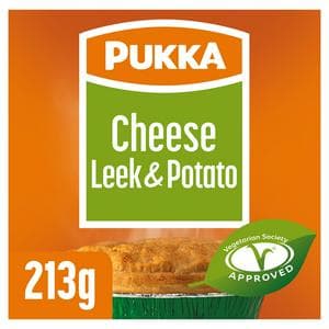 Pukka Pies Veggie Leek & Potato Pie 213g