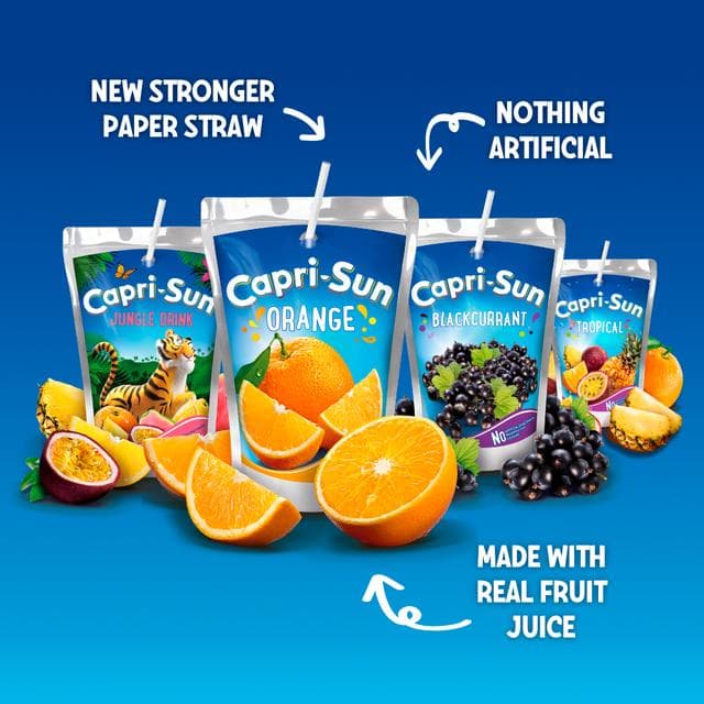 Capri Sun 8 x 200ml Tropical Kids Juice Drink - gallery image 2