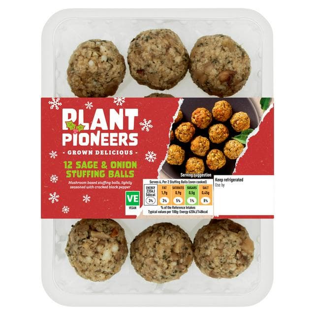 Plant Pioneers Sage & Onion Stuffing Balls x12 270g - gallery image 1