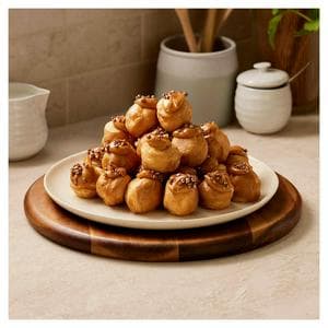 Sainsbury's 2 x 216g Chocolate & Salted Caramel Profiteroles, Taste the Difference (24 Pieces)