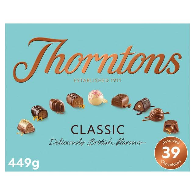 Thorntons Classic Assorted Chocolates Gift Box 449g - gallery image 1