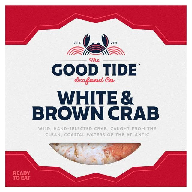 The Good Tide Seafood Co. White and Brown Crab 100g - gallery image 1