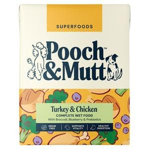 Pooch & Mutt Turkey & Chicken Complete Wet Dog Food 375g