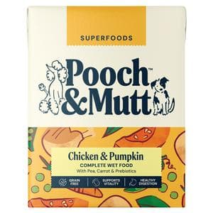 Pooch & Mutt Chicken, Pumpkin & Pea Complete Wet Dog Food 375g
