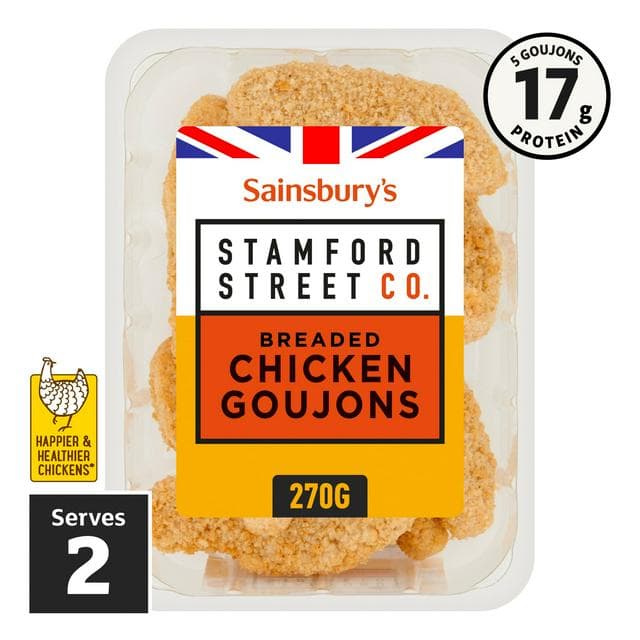 Stamford Street Co. British Breaded Chicken Goujons 270g - gallery image 1