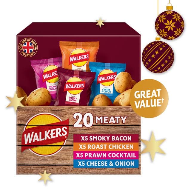 Walkers Meaty Variety Multipack Crisps 20x25g - gallery image 3