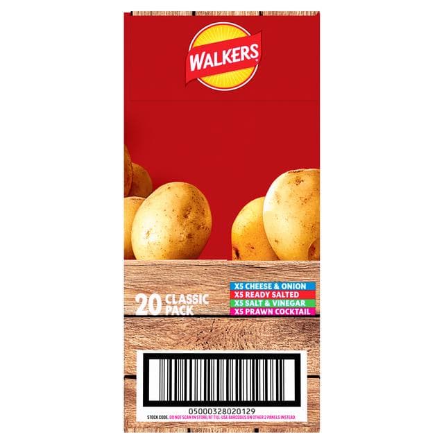 Walkers Classic Variety Multipack Crisps 20x25g - gallery image 6