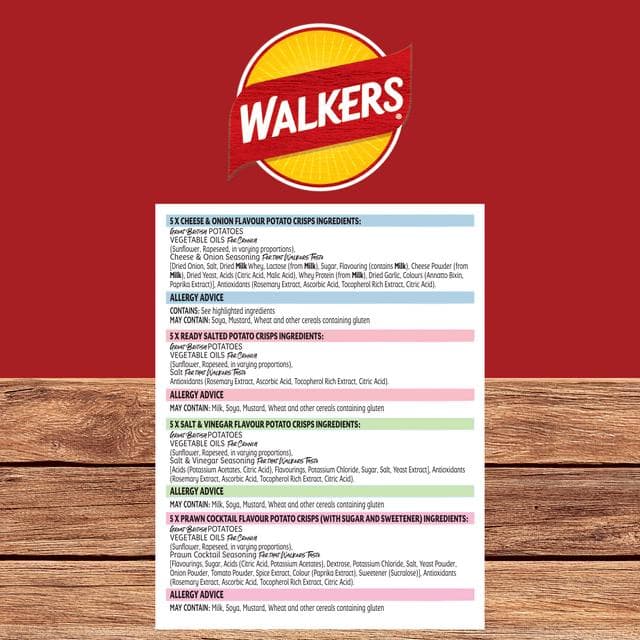 Walkers Classic Variety Multipack Crisps 20x25g - gallery image 6