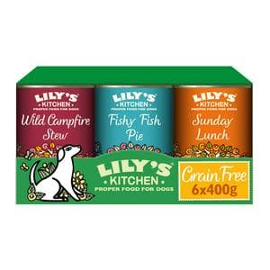 Lily's Kitchen Grain Free Multipack Adult Wet Dog Food 6x400g