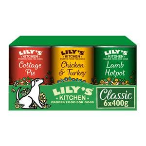 Lily's Kitchen Classic Dinners Multipack Adult Wet Dog Food 6x400g