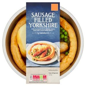 Sainsbury's Pub Classics Sausage Filled Yorkshire 470g (Serves 1)