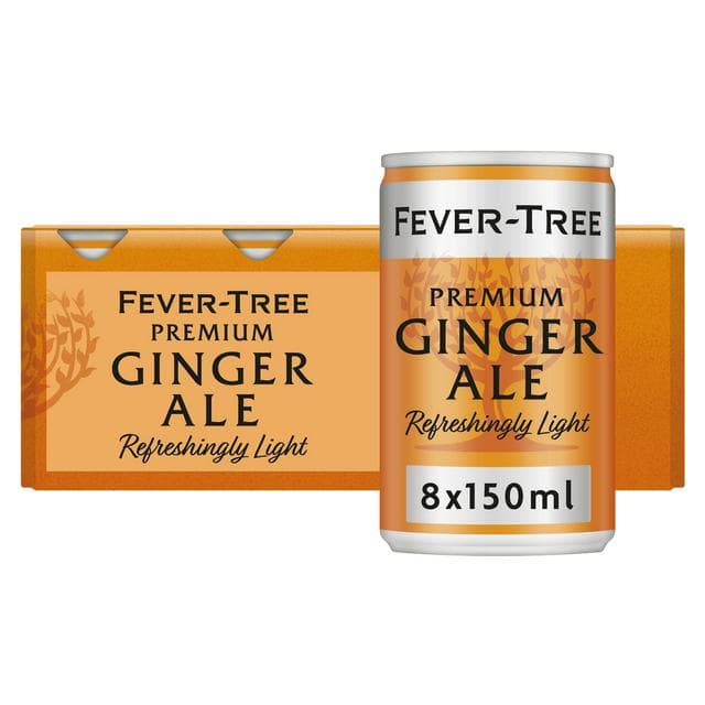 Fever-Tree Refreshingly Light Ginger Ale 8x150ml - gallery image 1