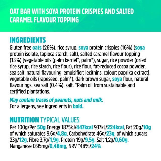 Trek Salted Caramel Protein Flapjacks 3x50g - gallery image 2