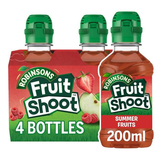Fruit Shoot Summer Fruits Kids Juice Drink 4x200ml - gallery image 1