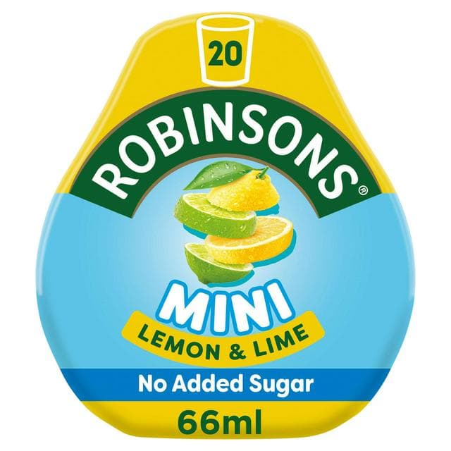 Robinsons Mini Lemon & Lime On The Go Squash 66ml - gallery image 1