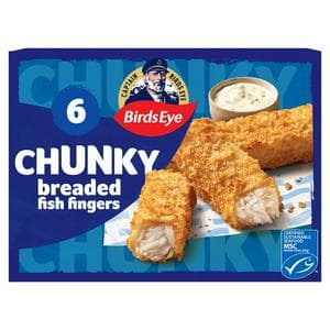 Birds Eye 6 Chunky Fish Fingers 360g