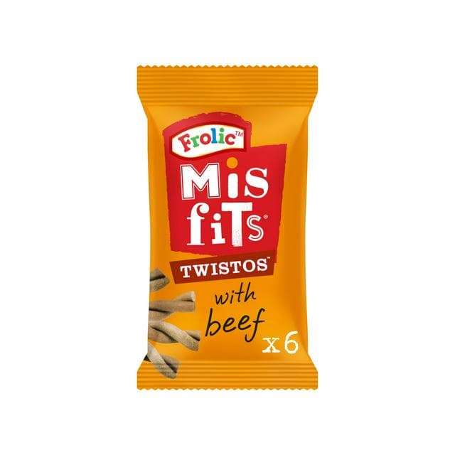 Misfits Twistos Dog Treats Chews with Beef 105g - gallery image 1