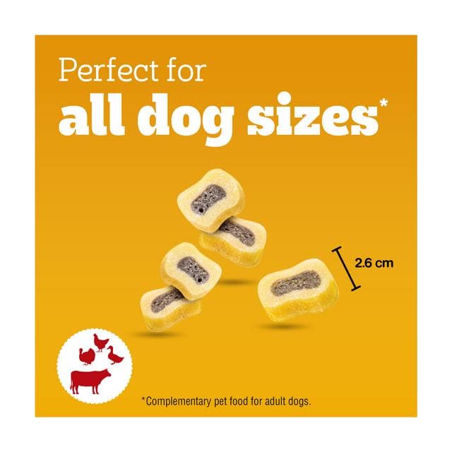Pedigree Tasty Minis 155g Beef & Poultry Chewy Slices Adult Dog Treats - gallery image 3