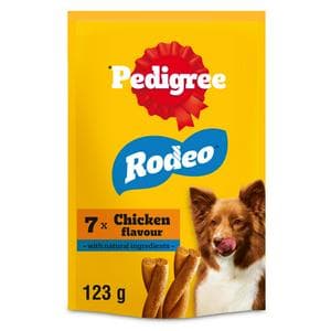 Pedigree Rodeo Adult Dog Treats Chicken Sticks x7 123g