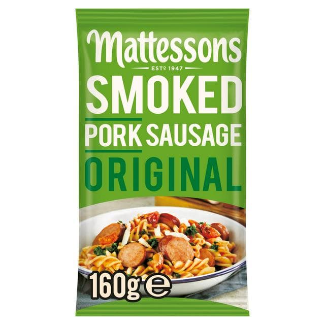 Mattessons Smoked Pork Sausage Original 160g - gallery image 1
