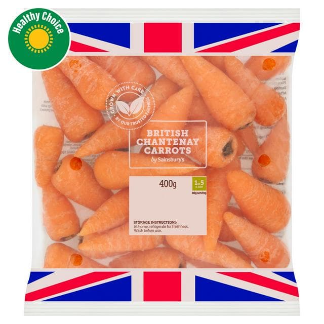 Sainsbury's Chantenay Carrots 400g - gallery image 1