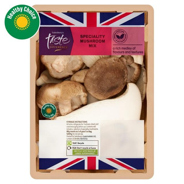 Sainsbury's Speciality Mushroom Mix, Taste the Difference - gallery image 1