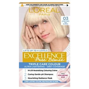 L'Oréal Paris Excellence Pure Blonde Permanent Hair Dye 03 Ultra Light Natural Blonde