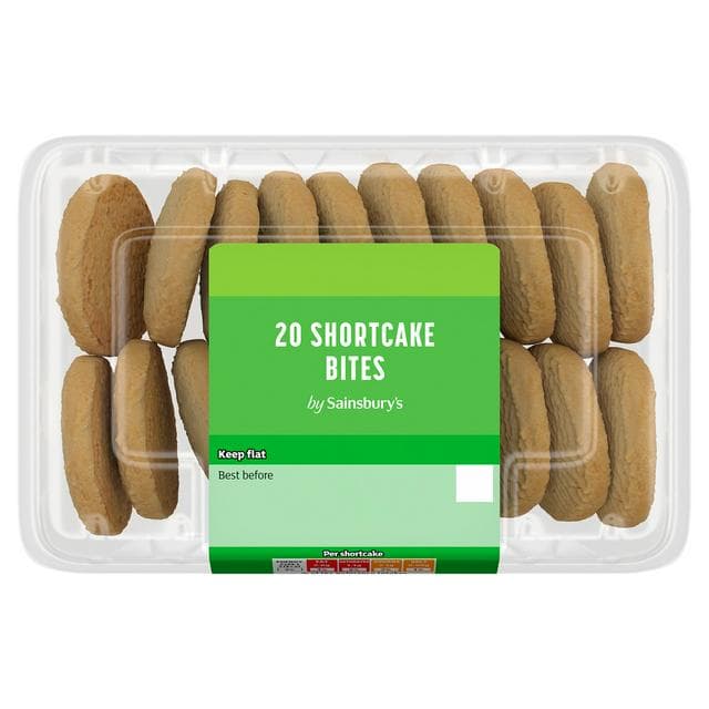 Sainsbury's 20 x Mini Shortcake Bites - gallery image 1