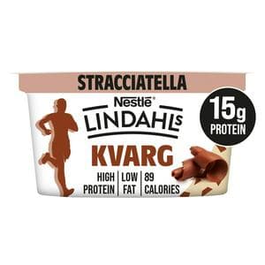 Lindahls Kvarg Stracciatella with Chocolate Pieces High Protein Yogurt 150g