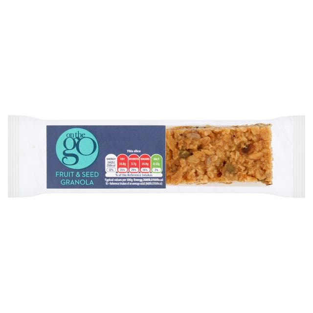 Sainsbury's Fruit & Seed Granola Slice 50g - gallery image 1