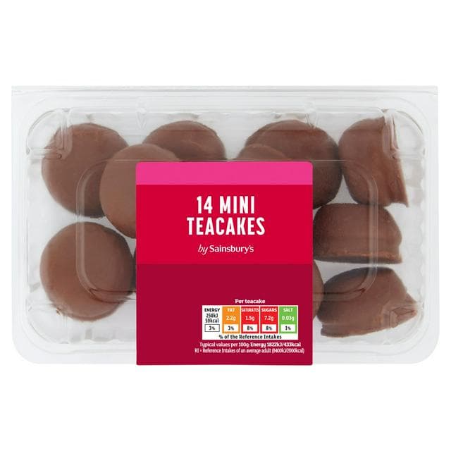 Sainsbury's Mini Teacakes Cake Bites x14 - gallery image 1