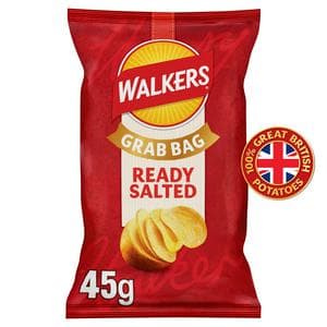 Walkers Ready Salted Crisps 45g