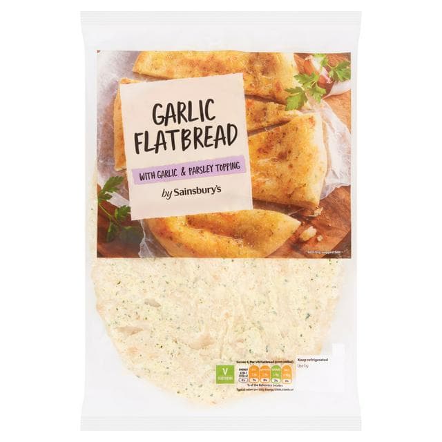 Sainsbury's Garlic Flatbread 210g - gallery image 1