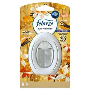 Febreze Bathroom, Continuous Air Freshener Odour Elimination & Prevention, Vanilla Cookie