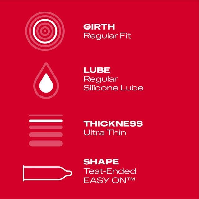 Durex Thin Feel Ultra Thin Condoms x12 - gallery image 4