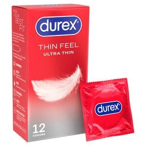 Durex Thin Feel Ultra Thin Condoms x12