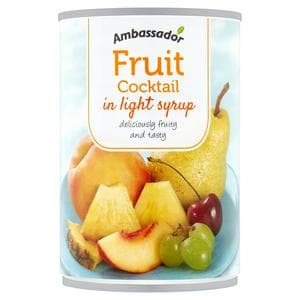 Ambassador Fruit Cocktail In Light Syrup 410g