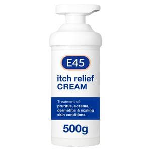 E45 Itch Relief Body Cream for Itchy & Irritated Skin 500g