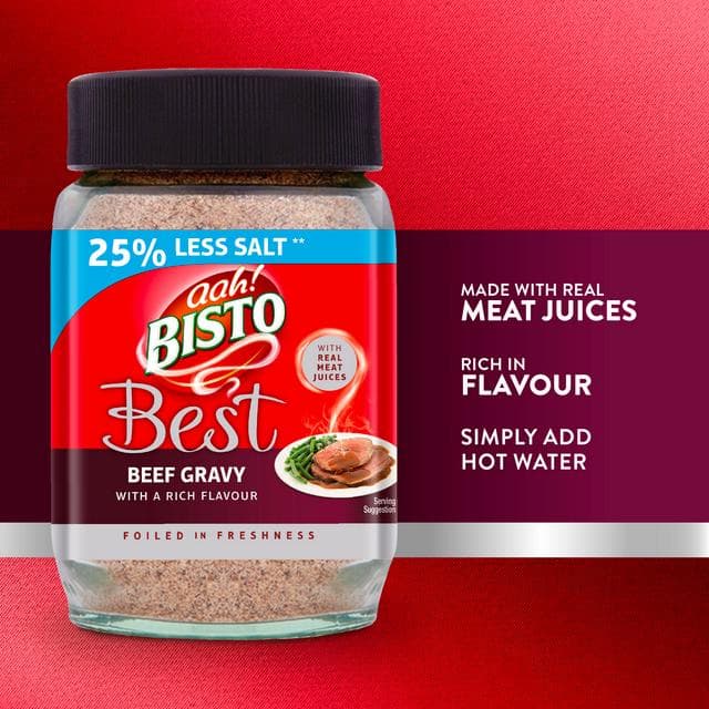 Bisto Best Reduced Salt Beef Gravy Granules 230g - gallery image 2