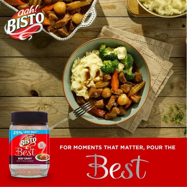 Bisto Best Reduced Salt Beef Gravy Granules 230g - gallery image 4