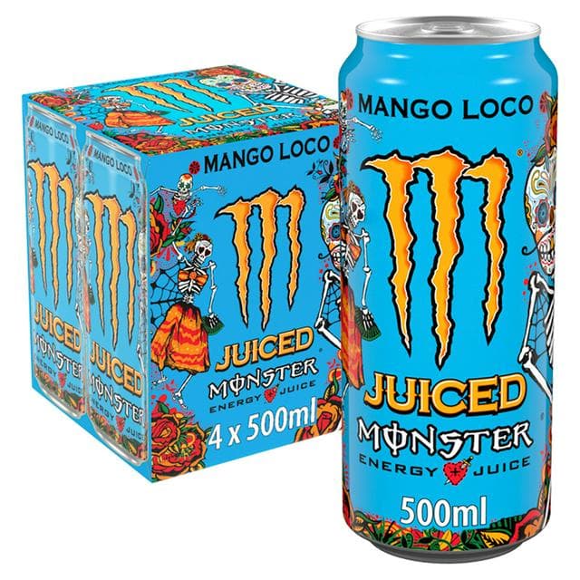 Monster Energy Drink Mango Loco 4x500ml - gallery image 1