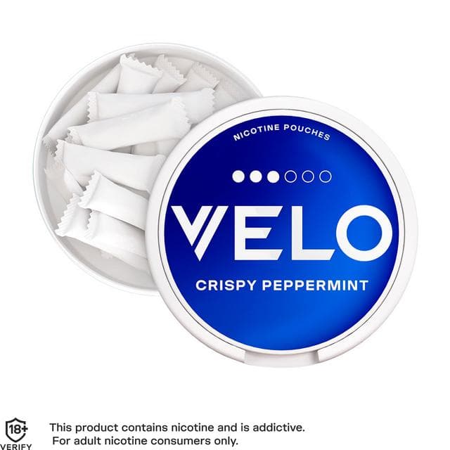 Velo Nicotine Pouch Crispy Peppermint 10mg - gallery image 4