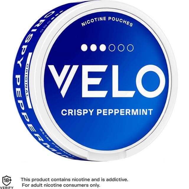 Velo Nicotine Pouch Crispy Peppermint 10mg - gallery image 6