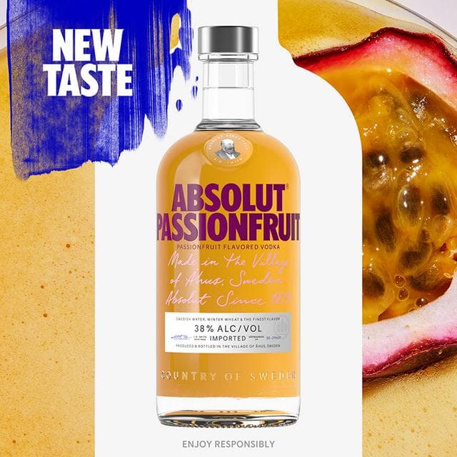 Absolut Passionfruit Flavored Vodka 70cl - gallery image 2