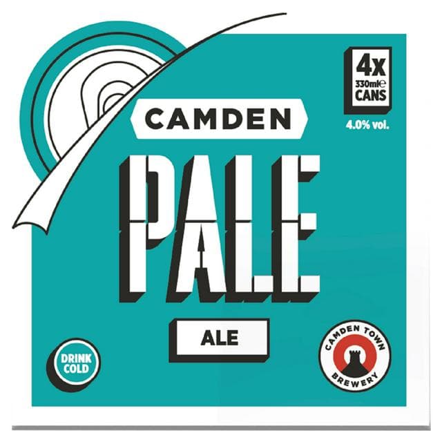 Camden Pale Ale Cans 4x330ml - gallery image 1