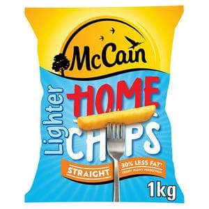 Mccain Lighter Home Chips Straight 1kg