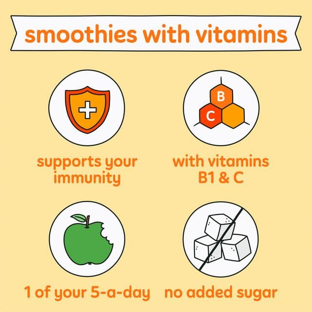 Innocent Citrus Defence Super Smoothie Mandarin, Carrot & Ginger with Vitamins 750ml - gallery image 4