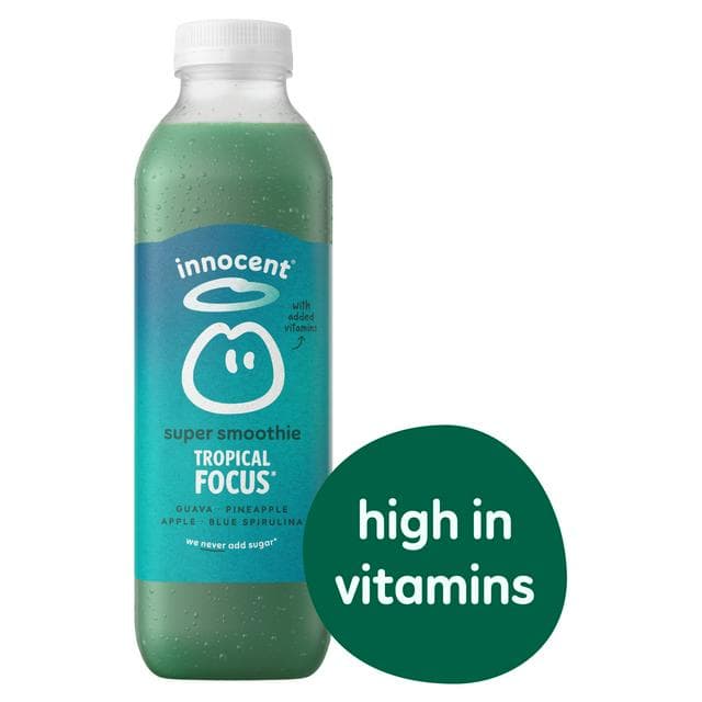 Innocent Tropical Focus Super Smoothie Guava & Pineapple with Vitamins 750ml - gallery image 1