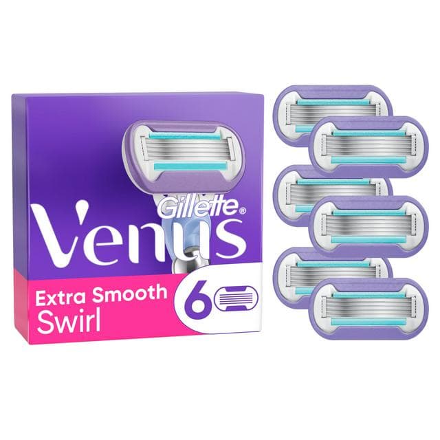 Gillette Venus Swirl Women's Razor Blades x6 Refills - gallery image 1